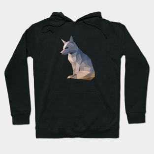 Geometric Arctic Fox Hoodie